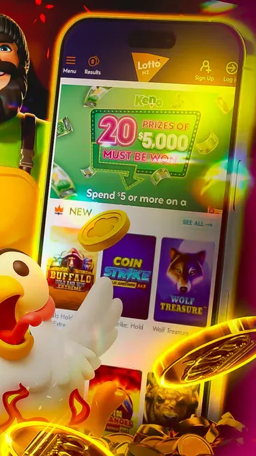 Lotto NZ Casino Screenshot